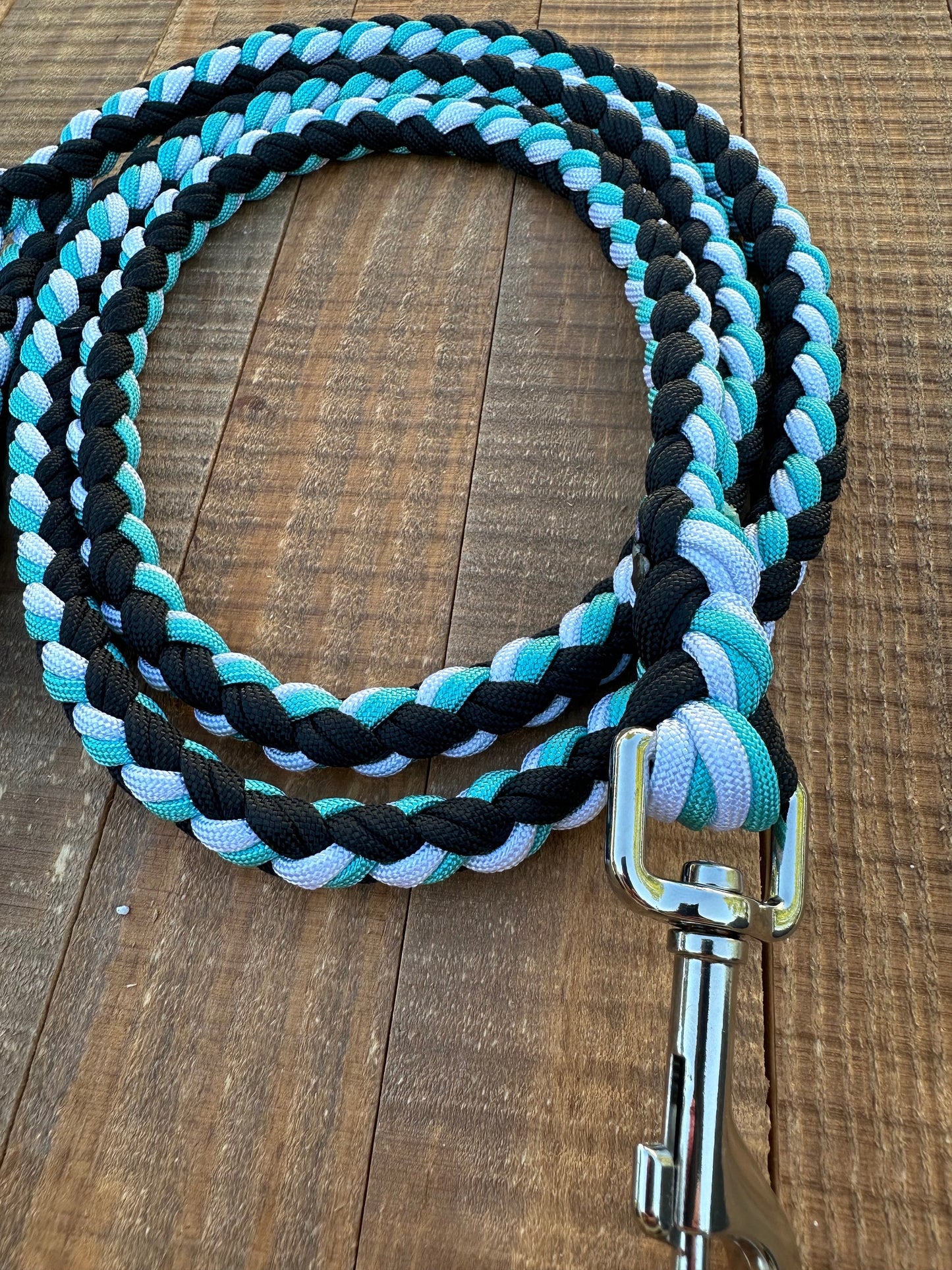 Orca Paracord dog leash, 5 ft dog leash